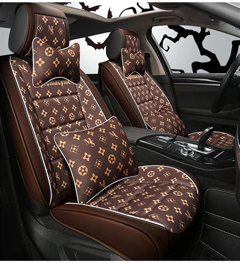 black louis vuitton car seat covers|lv steering wheel cover.